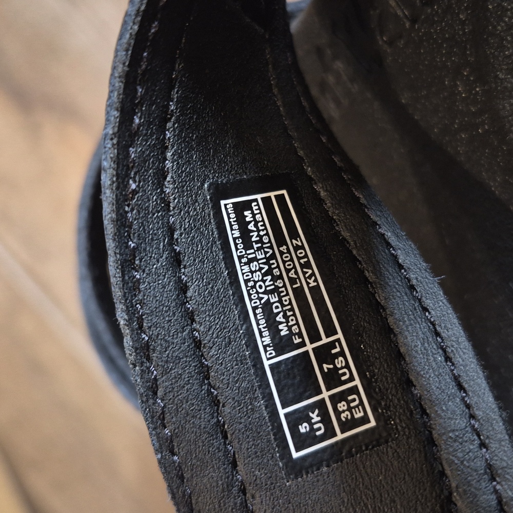 Dr. Martens Voss II Athena Black Platform Sandals, EU 38, Listing as Size 8 - Picture 14 of 16